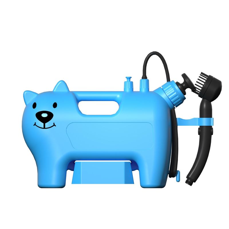 El peine suave del silicón de la seguridad del masaje del cepillo del baño del perro del cuarto de baño con los accesorios del animal doméstico de la caja del champú para los gatos riega la herramienta de la preparación