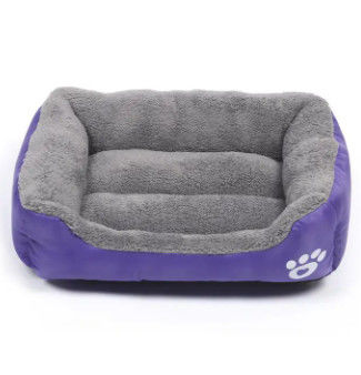 Ambientales amistosos de Eco de Oxford del animal doméstico de la cama suave cómoda del cajón reciclan la cama del perro de la tela